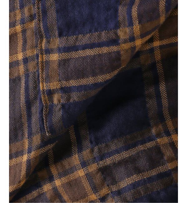 IENA「シャーリングチェックショートシャツ」|シャツ・ブラウス|