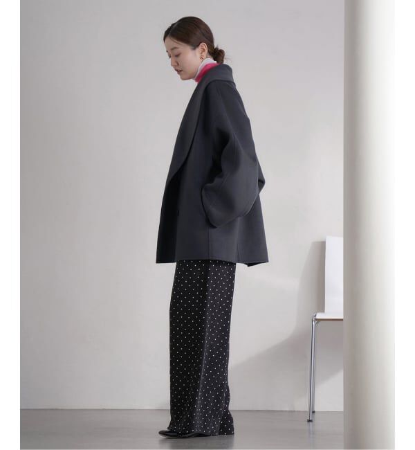 IENA「《追加》Super160 ショールカラーハーフコート」|その他|