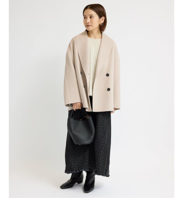 IENA「《追加》Super160 ショールカラーハーフコート」|その他|