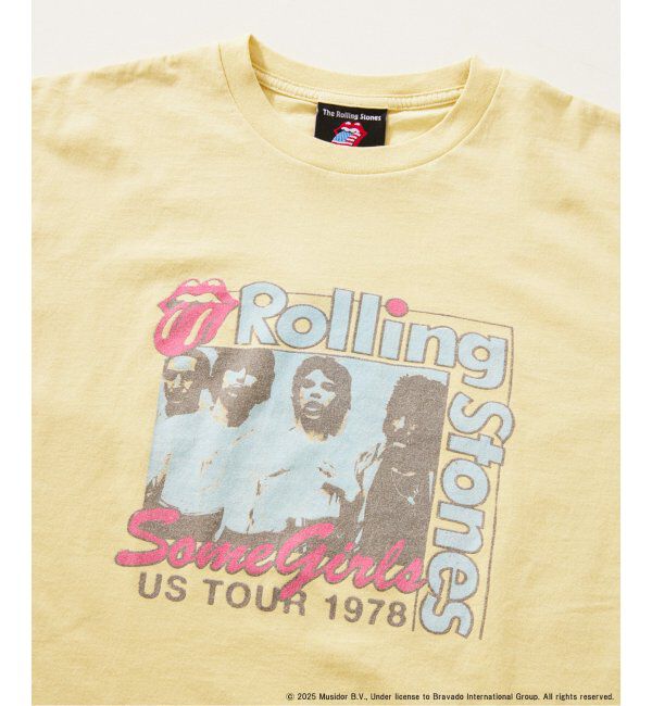 JOURNAL STANDARD relume「THE ROLLING STONES / ローリングストーンズ 別注 フェード Tシャツ」|Tシャツ・カットソー|イエロー