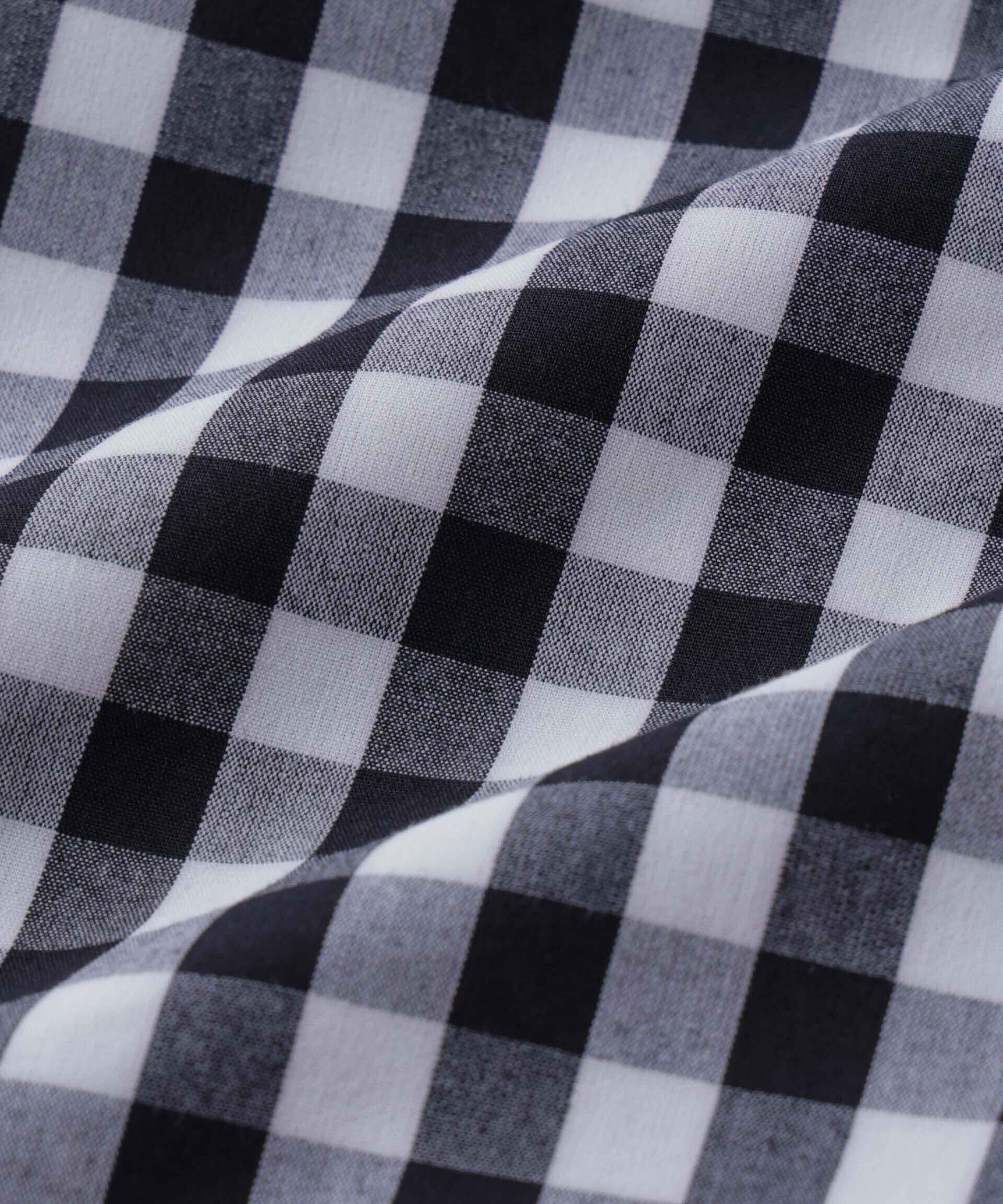 nano･universe「リラックスギンガムシャツ 半袖」|シャツ・ブラウス|