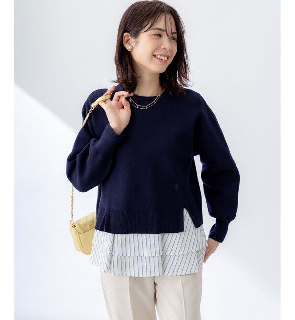 組曲「シャツコンビティアード ロングTシャツ」|Tシャツ・カットソー|