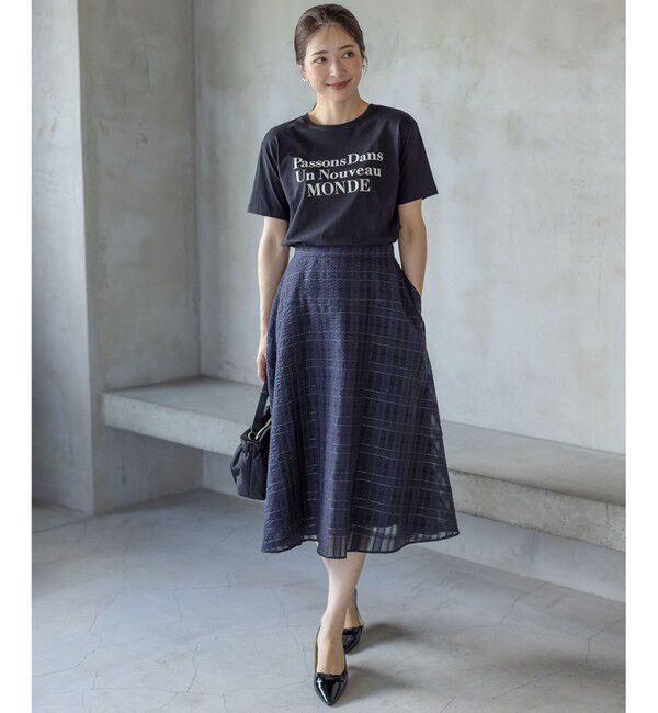 組曲「【綿100％】フロッキープリント Ｔシャツ」|Tシャツ・カットソー|