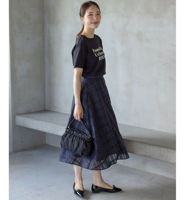 組曲「【綿100％】フロッキープリント Ｔシャツ」|Tシャツ・カットソー|