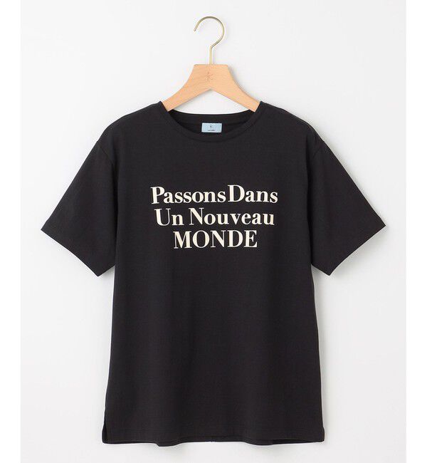 組曲「【綿100％】フロッキープリント Ｔシャツ」|Tシャツ・カットソー|