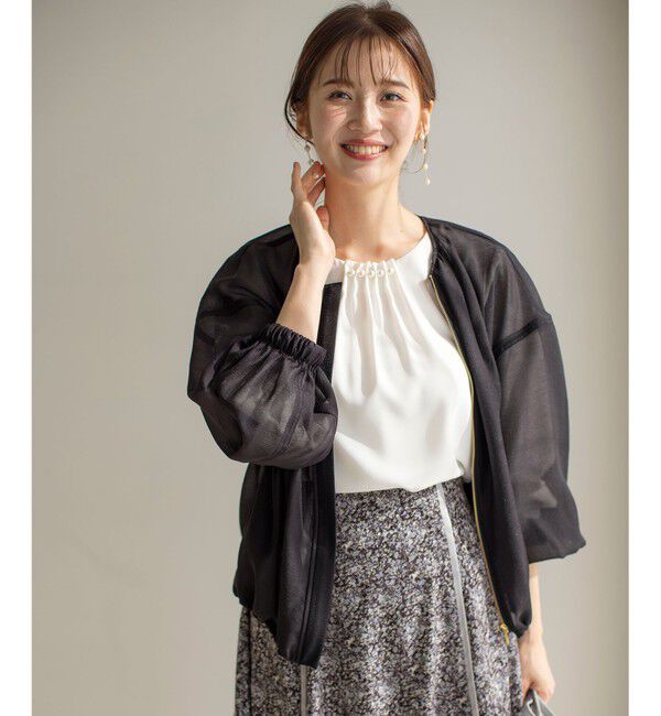 ANY SIS「【洗える】ドルマンシアー ブルゾン」|ブルゾン・スタジャン|ブラック