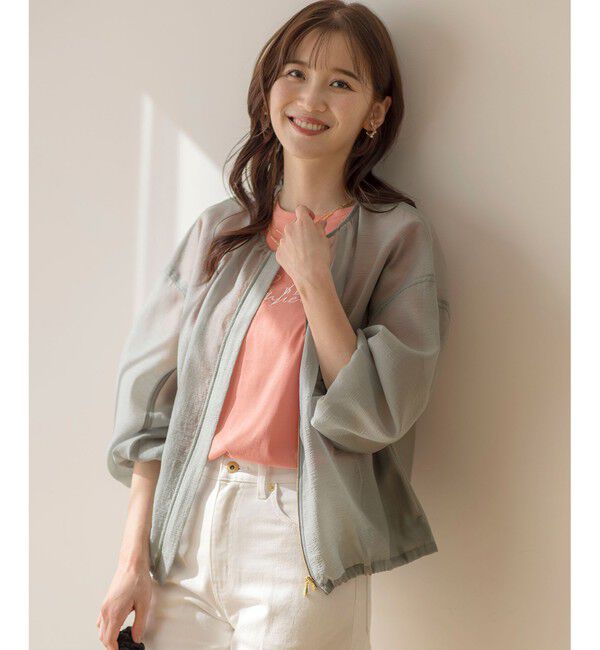 ANY SIS「【洗える】ドルマンシアー ブルゾン」|ブルゾン・スタジャン|ライトカーキ