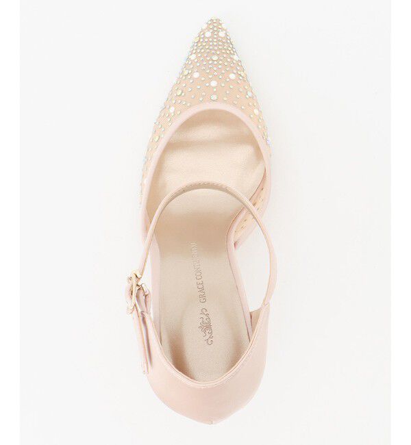 GRACE CONTINENTAL「グラデラインストーンパンプス」|パンプス|