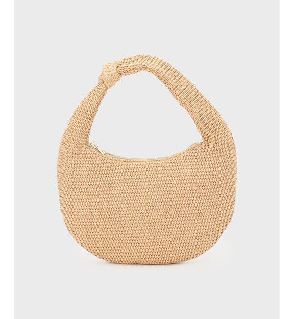  「Caterina bertini  タイバッグ」|ハンドバッグ|ベージュ