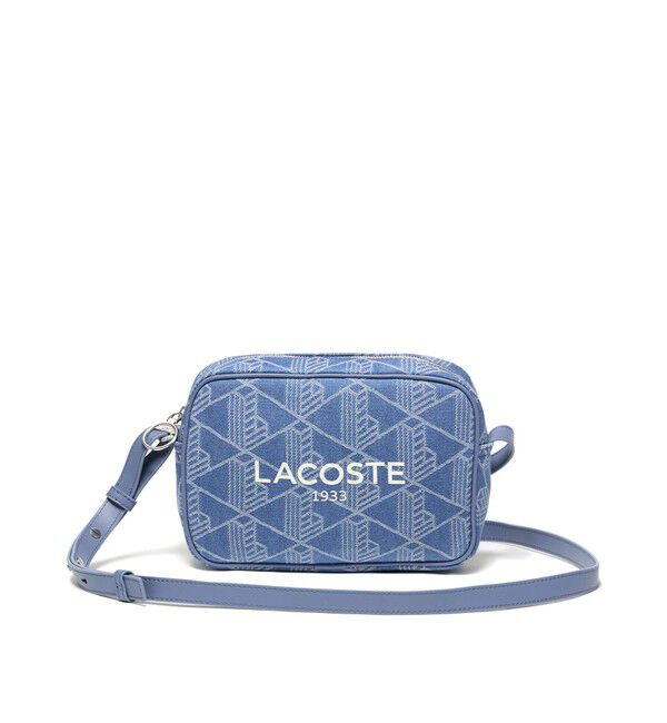 LACOSTE「ヘリテージジャカード モノグラムデニムミニショルダーポーチ」|ショルダー・メッセンジャー|