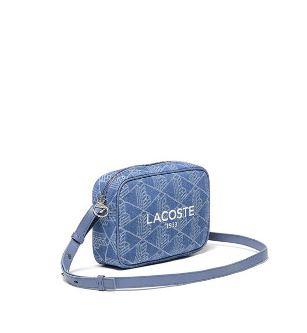 LACOSTE「ヘリテージジャカード モノグラムデニムミニショルダーポーチ」|ショルダー・メッセンジャー|