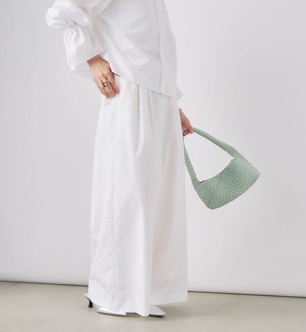 NOLLEY'S「ウォッシャブルエクセルテックタンブラー2タックワイドパンツ」|その他|