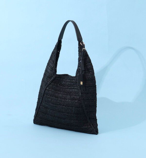 NOLLEY'S「ペーパークロシェバッグ」|ショルダー・メッセンジャー|ブラック