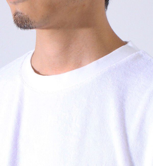 GLOSTER「【セットアップ対応】フレブルパイルTシャツ フレンチブルドッグ刺繍 ワンポイント ワンマイル」|Tシャツ・カットソー|