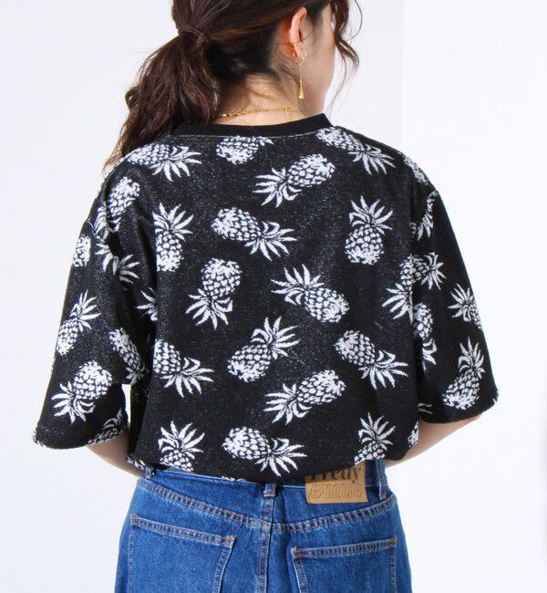 GLOSTER「【セットアップ対応】フレブルパイルTシャツ フレンチブルドッグ刺繍 ワンポイント ワンマイル」|Tシャツ・カットソー|