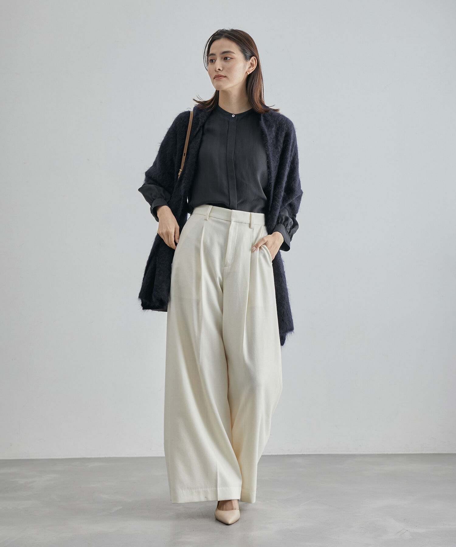 ROPE「とろみブラウス」|シャツ・ブラウス|