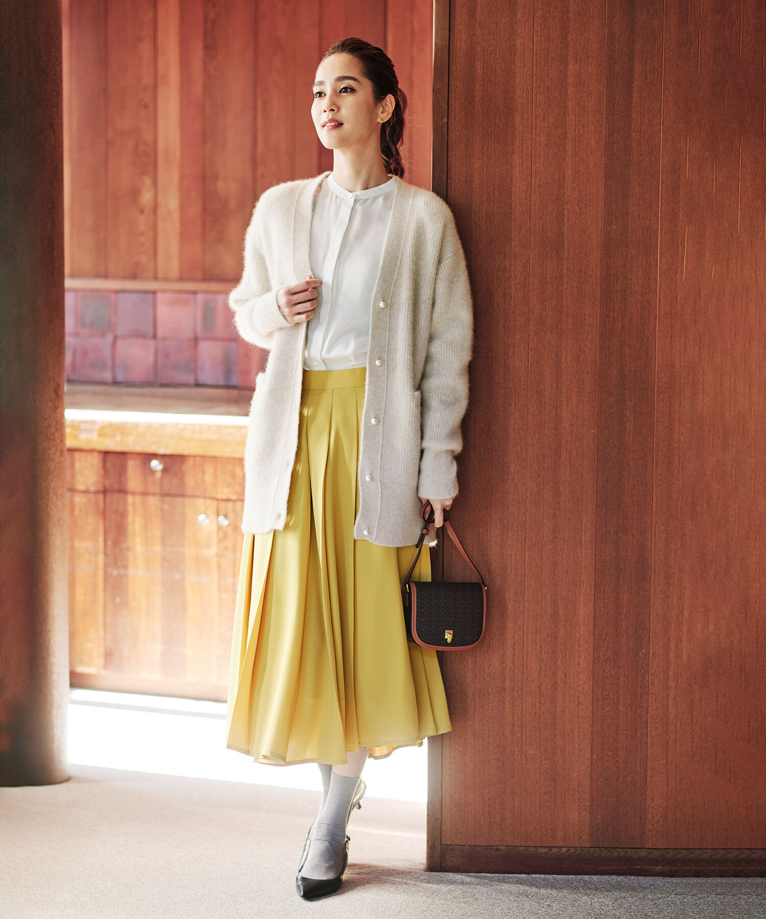 ROPE「とろみブラウス」|シャツ・ブラウス|