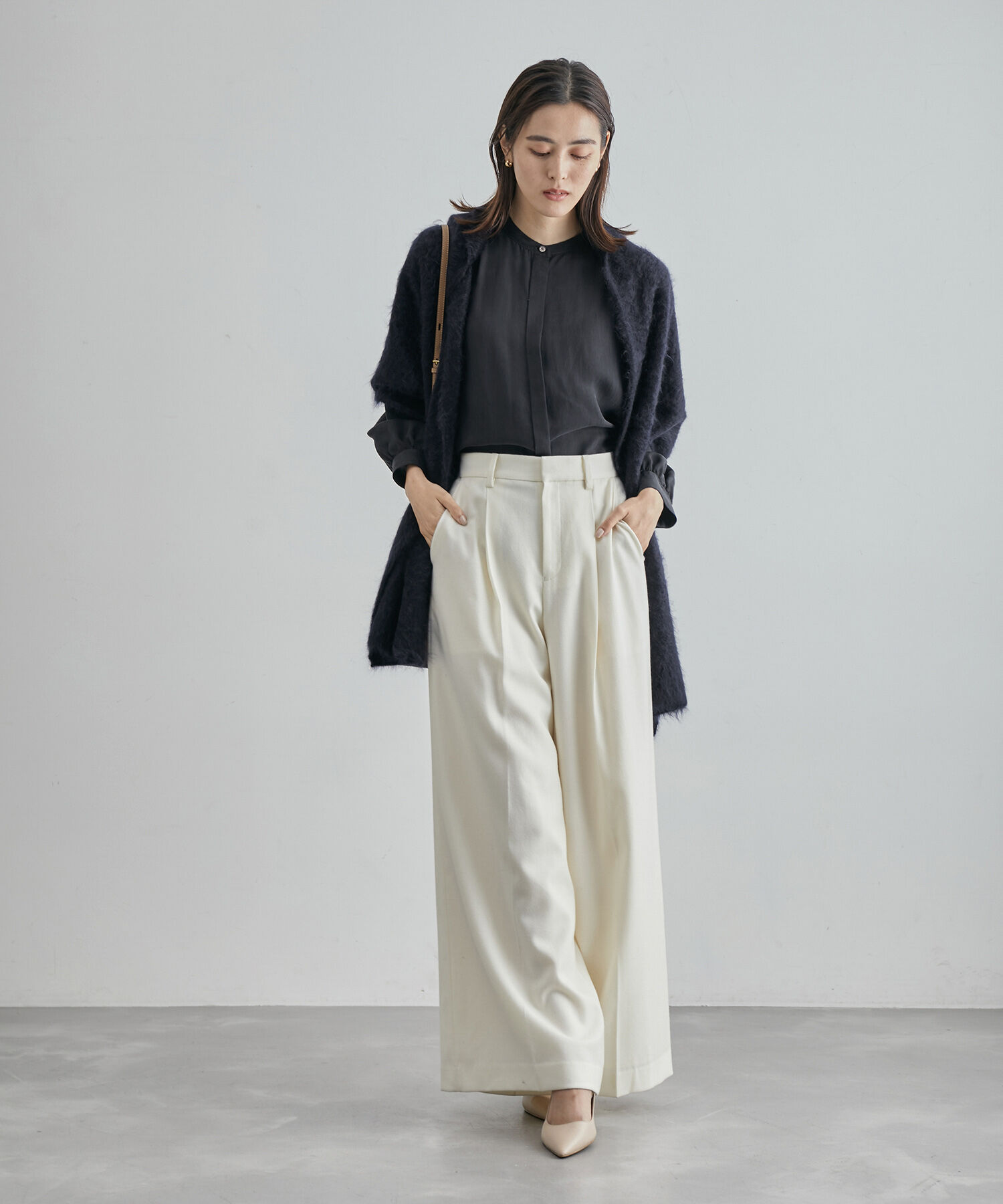 ROPE「とろみブラウス」|シャツ・ブラウス|