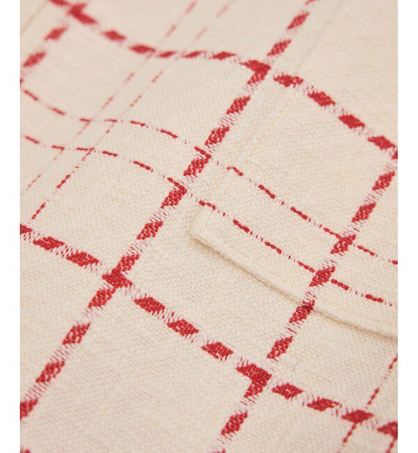 ROPE「【洗える】ツイードチェック ポケット付きタイトスカート」|スカート|