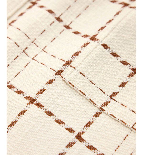 ROPE「【洗える】ツイードチェック ポケット付きタイトスカート」|スカート|