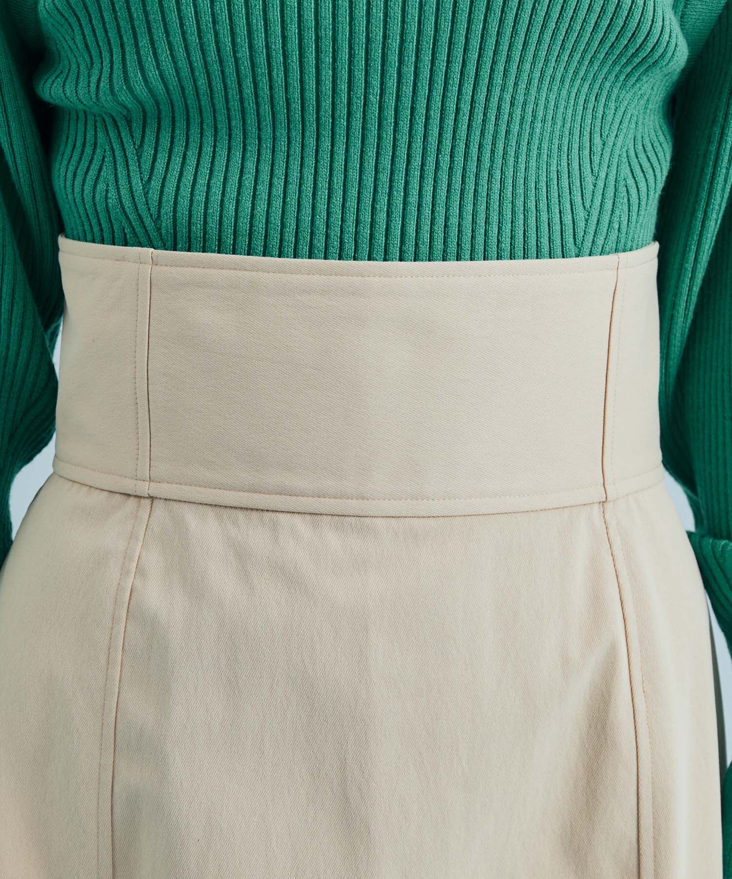 VIS「【一部カラー公式サイト・直営店舗限定】【星玲奈さんコラボ】コットンライクハイウエストマーメイドスカー」|スカート|