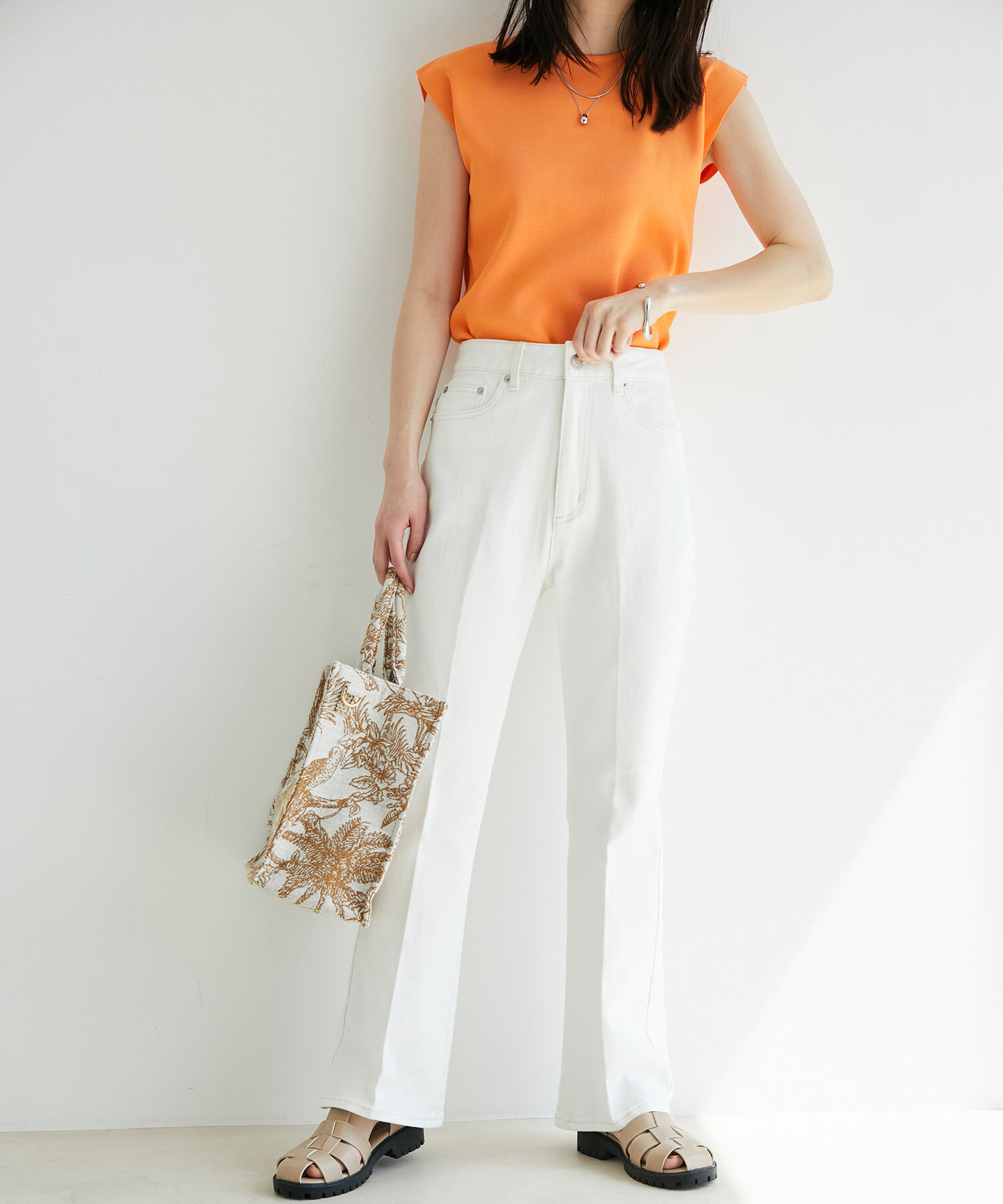 VIS「美脚デニムフレアパンツ」|デニム|