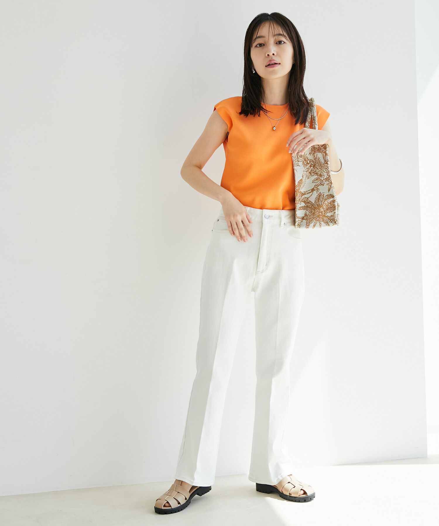 VIS「美脚デニムフレアパンツ」|デニム|