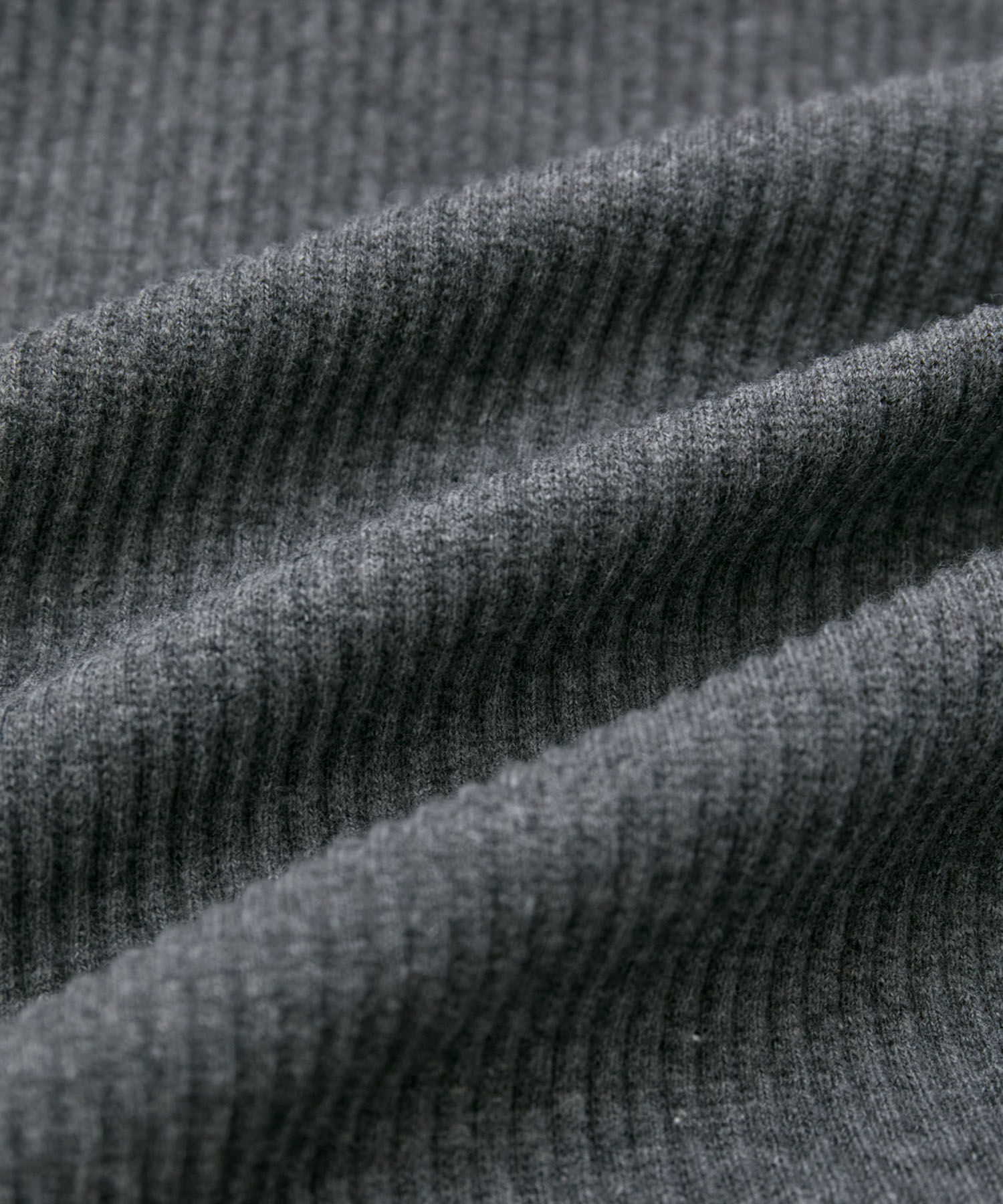 VIS「【FRUIT OF THE LOOM別注】テレコロゴ短丈ロングTシャツ【洗える】」|Tシャツ・カットソー|