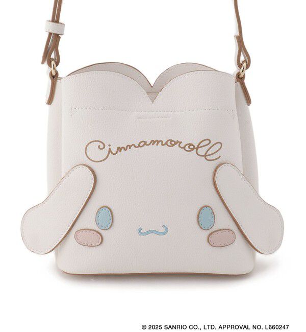 VIS「【WEB/一部店舗限定】【シナモロール】VIS別注ダブルフェイスハートカットバッグ(ミニ)」|ショルダー・メッセンジャー|