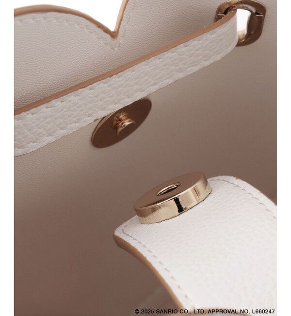 VIS「【WEB/一部店舗限定】【シナモロール】VIS別注ダブルフェイスハートカットバッグ(ミニ)」|ショルダー・メッセンジャー|