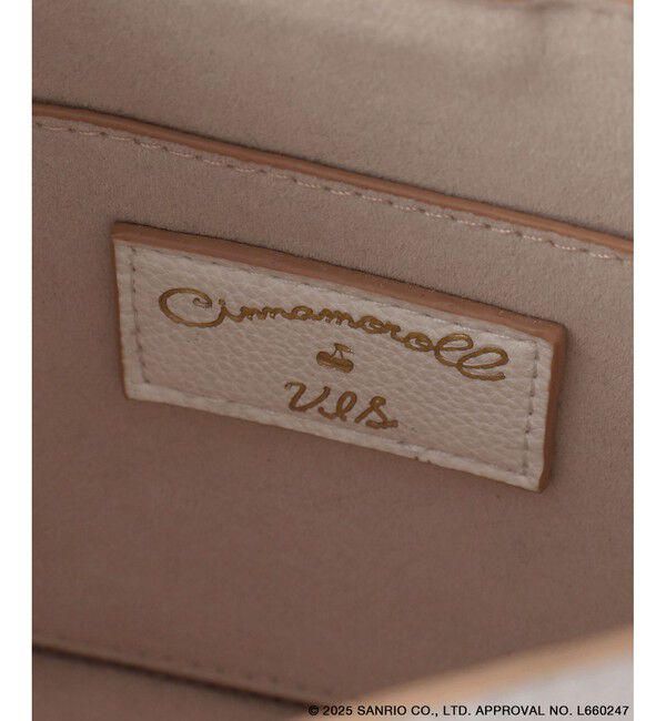 VIS「【WEB/一部店舗限定】【シナモロール】VIS別注ダブルフェイスハートカットバッグ(ミニ)」|ショルダー・メッセンジャー|