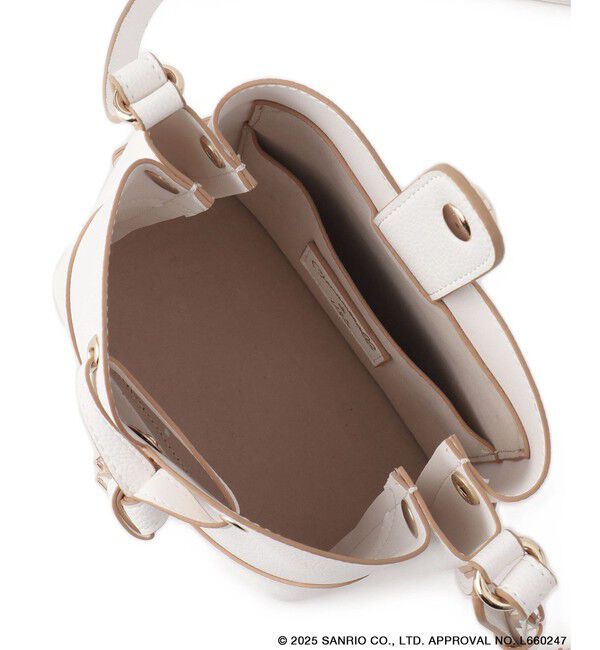 VIS「【WEB/一部店舗限定】【シナモロール】VIS別注ダブルフェイスハートカットバッグ(ミニ)」|ショルダー・メッセンジャー|