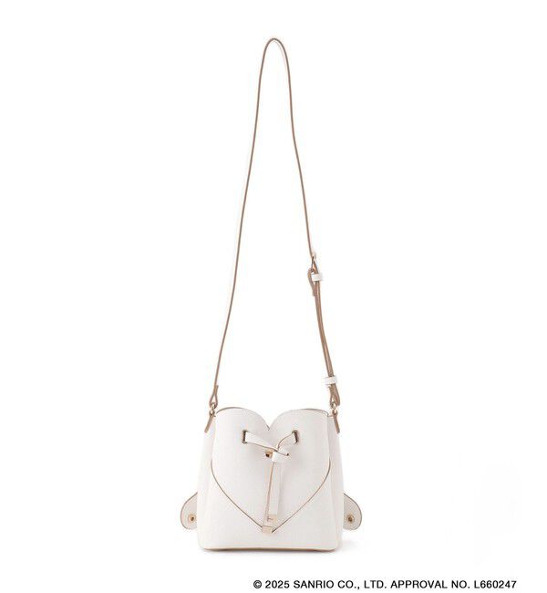 VIS「【WEB/一部店舗限定】【シナモロール】VIS別注ダブルフェイスハートカットバッグ(ミニ)」|ショルダー・メッセンジャー|