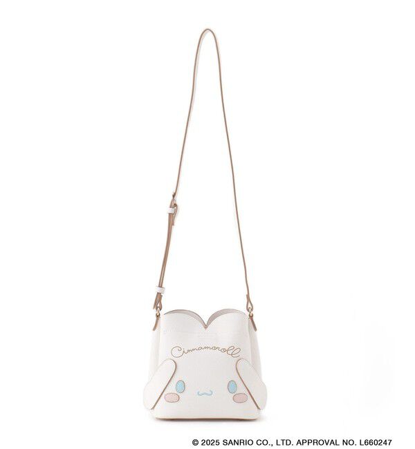 VIS「【WEB/一部店舗限定】【シナモロール】VIS別注ダブルフェイスハートカットバッグ(ミニ)」|ショルダー・メッセンジャー|