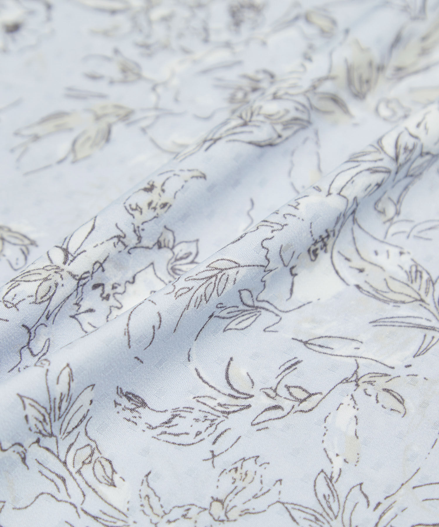 Rope&rsquo;Picnic「【emur/エミュール】洗える/水彩柄ギャザーブラウス」|シャツ・ブラウス|