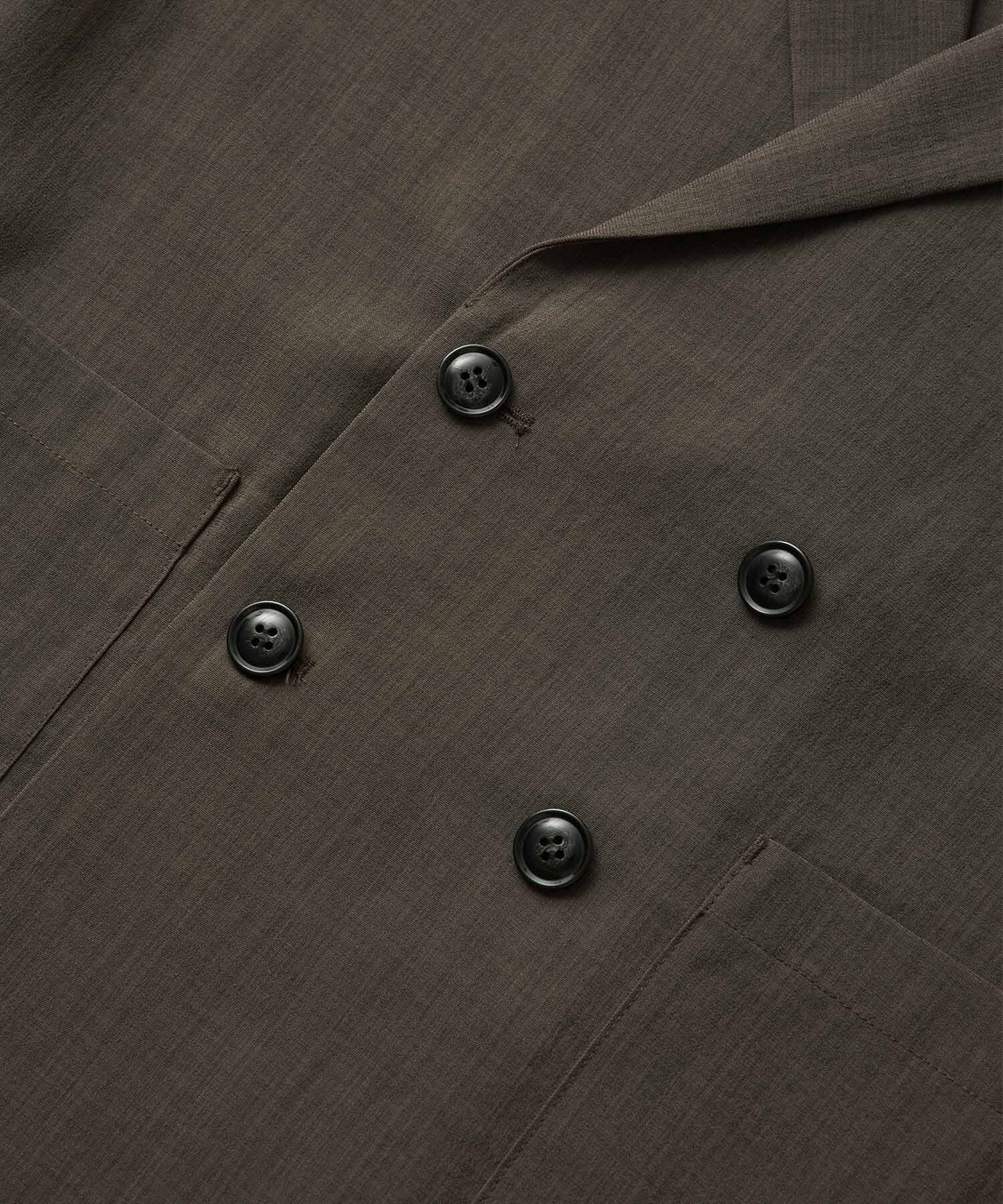 Rope&rsquo;Picnic「セットアップ対応/麻調シアーダブルテーラードジャケット/冷感・UVカット」|テーラードジャケット|