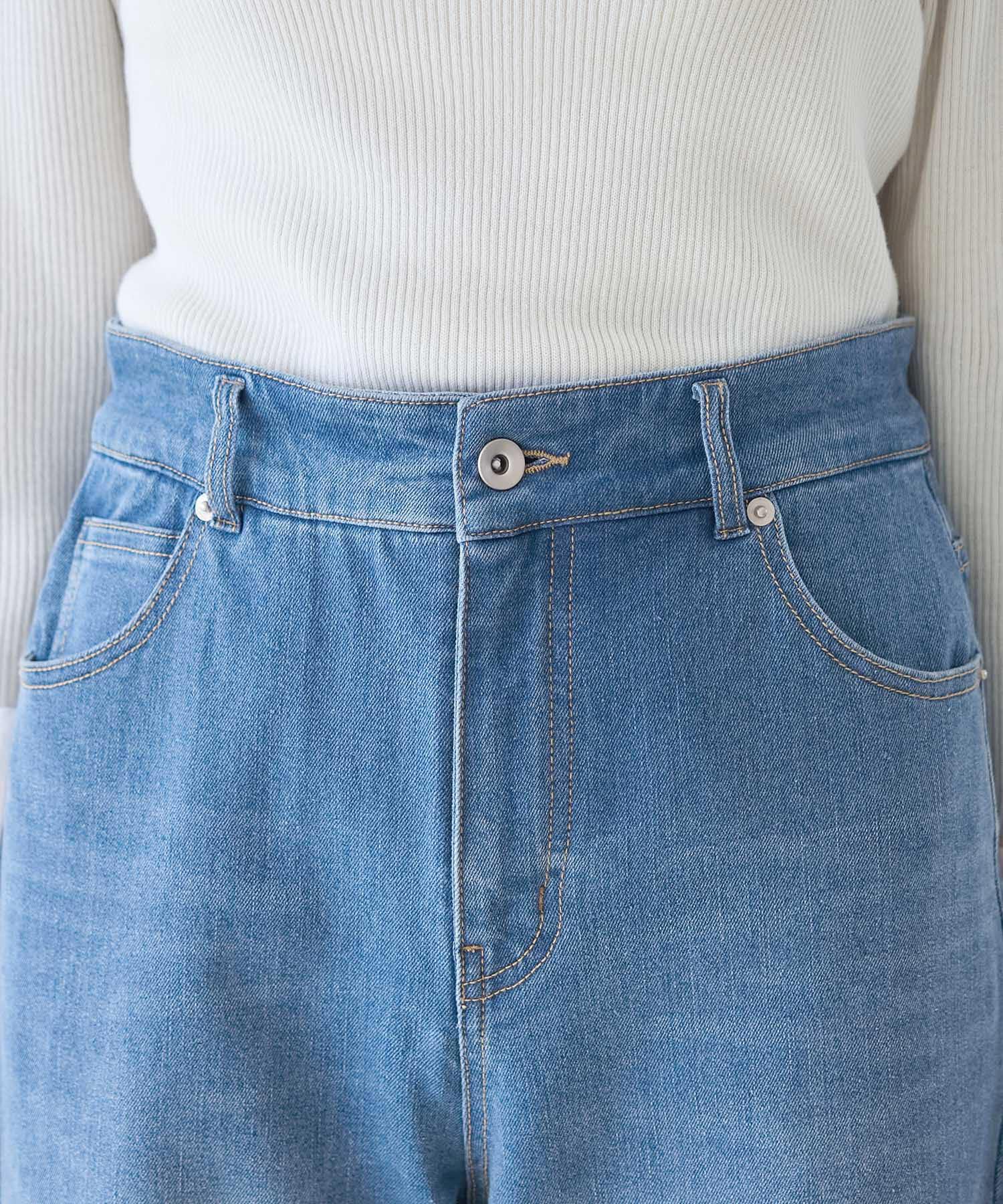 Rope&rsquo;Picnic「【ウエスト革命デニム】ウエストシェイプフレアデニムパンツ/新色追加」|デニム|