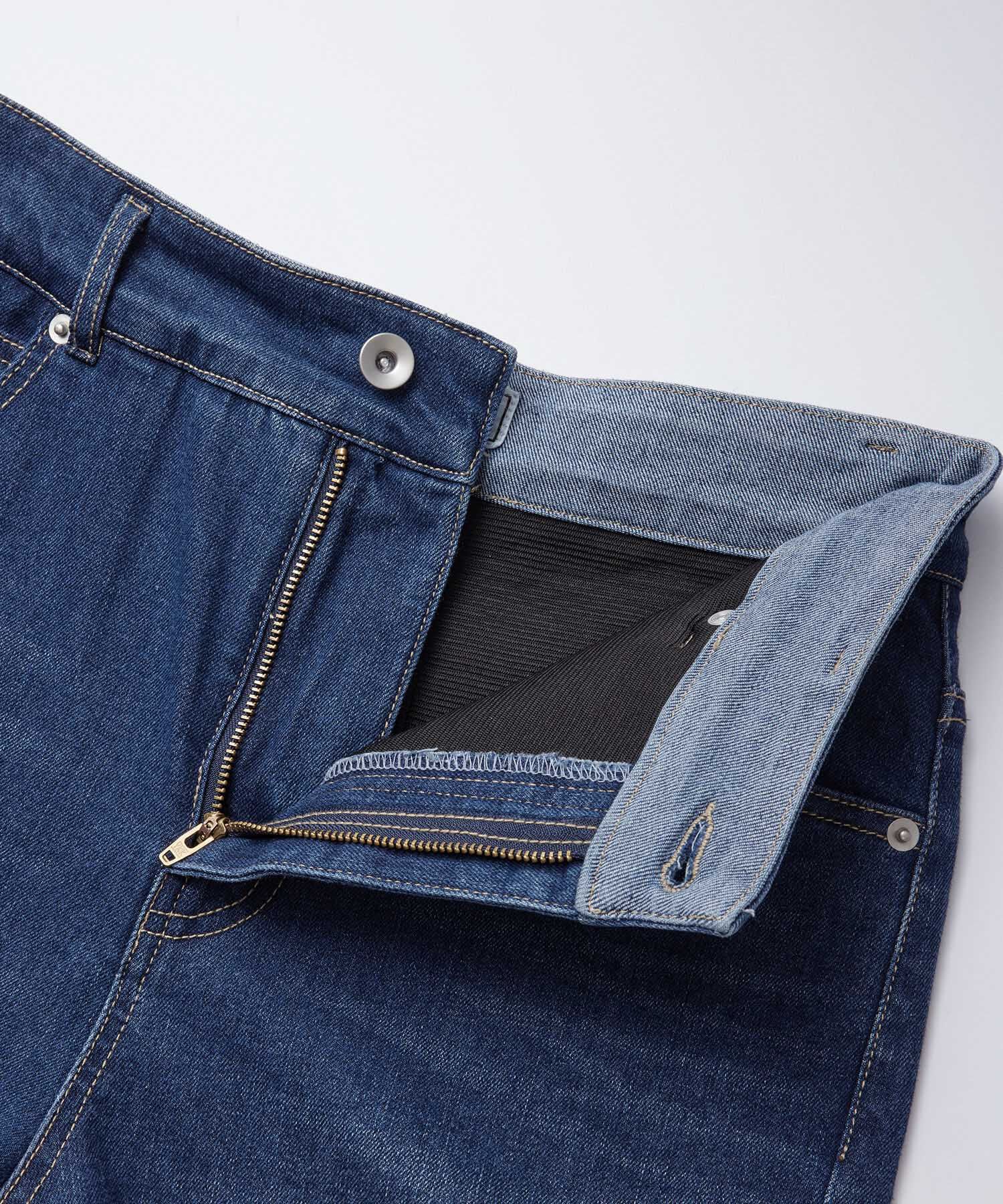 Rope&rsquo;Picnic「【ウエスト革命デニム】ウエストシェイプフレアデニムパンツ/新色追加」|デニム|