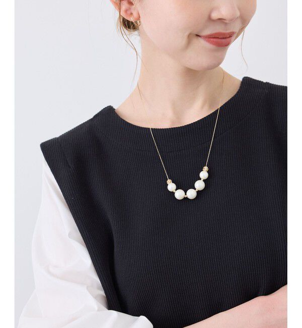 ROPE PICNIC PASSAGE「ロンデル&times;パールネックレス」|ネックレス|