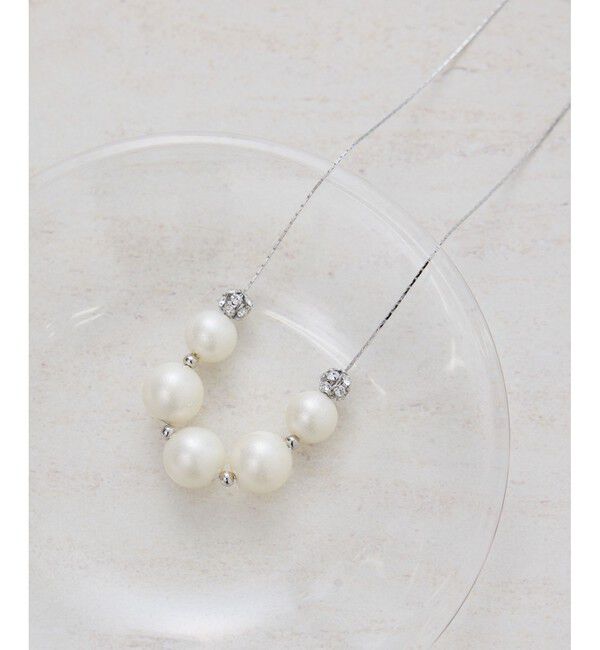 ROPE PICNIC PASSAGE「ロンデル&times;パールネックレス」|ネックレス|シルバー