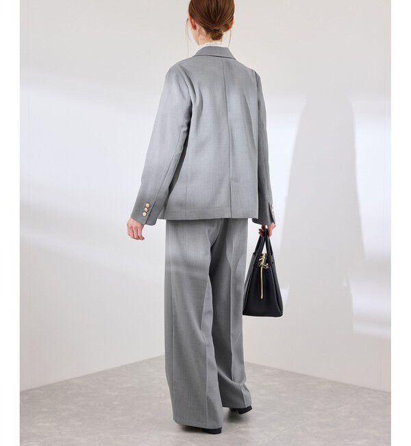 Rope&rsquo;Picnic「【抗菌防臭・接触冷感・UVカット】カナパハイウエストパンツ/セットアップ対応」|チノ|