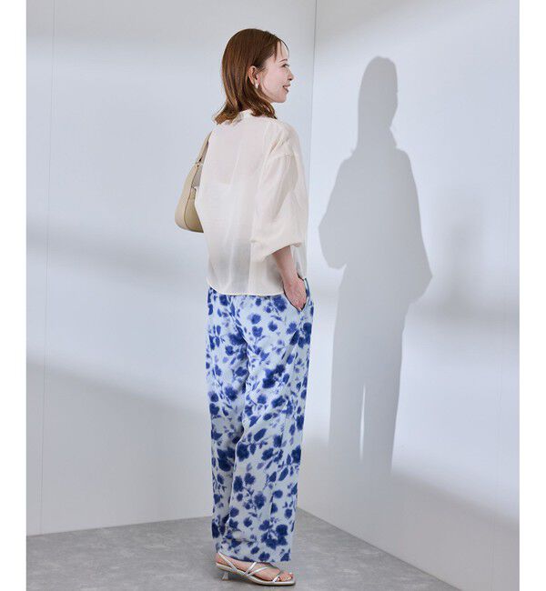 Rope&rsquo;Picnic「着丈が選べるバンドカラー無地シアーシャツ」|シャツ・ブラウス|