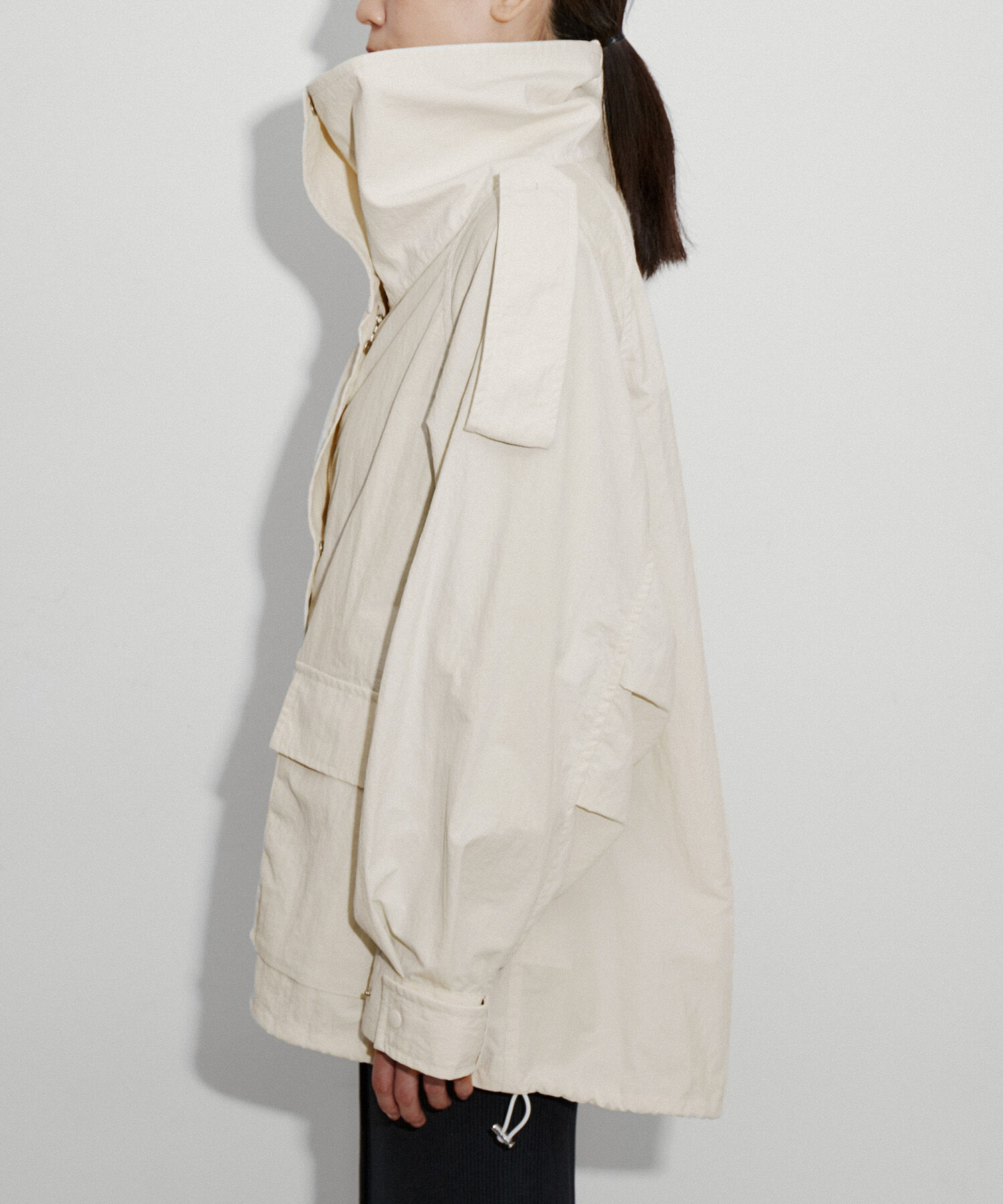 ADAM ET ROPE'「【サステナブル】スタンドカラーブルゾン」|ブルゾン・スタジャン|