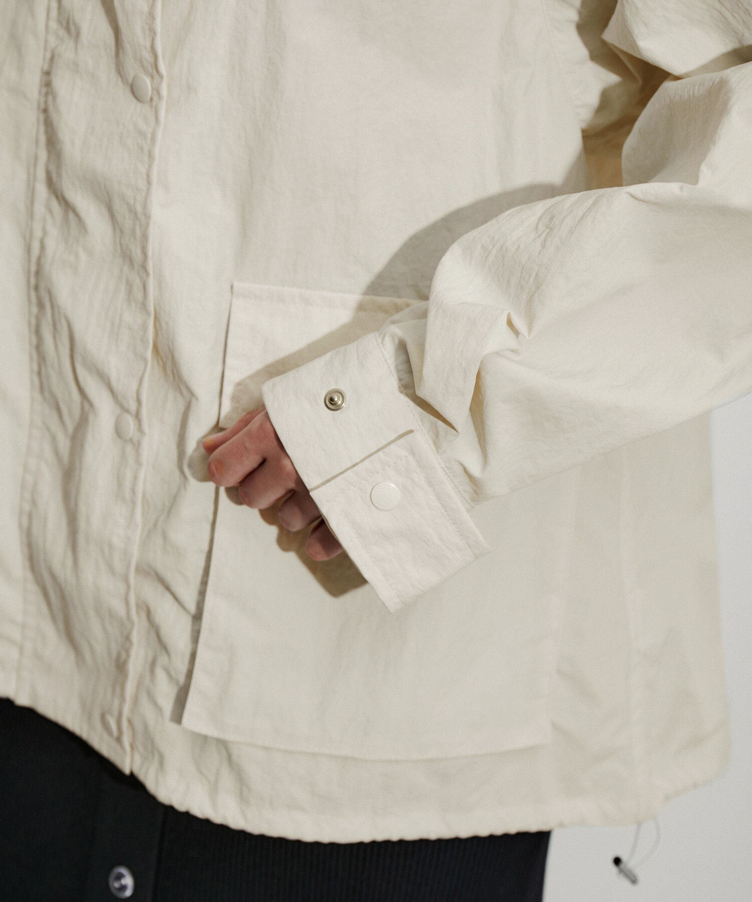 ADAM ET ROPE'「【サステナブル】スタンドカラーブルゾン」|ブルゾン・スタジャン|