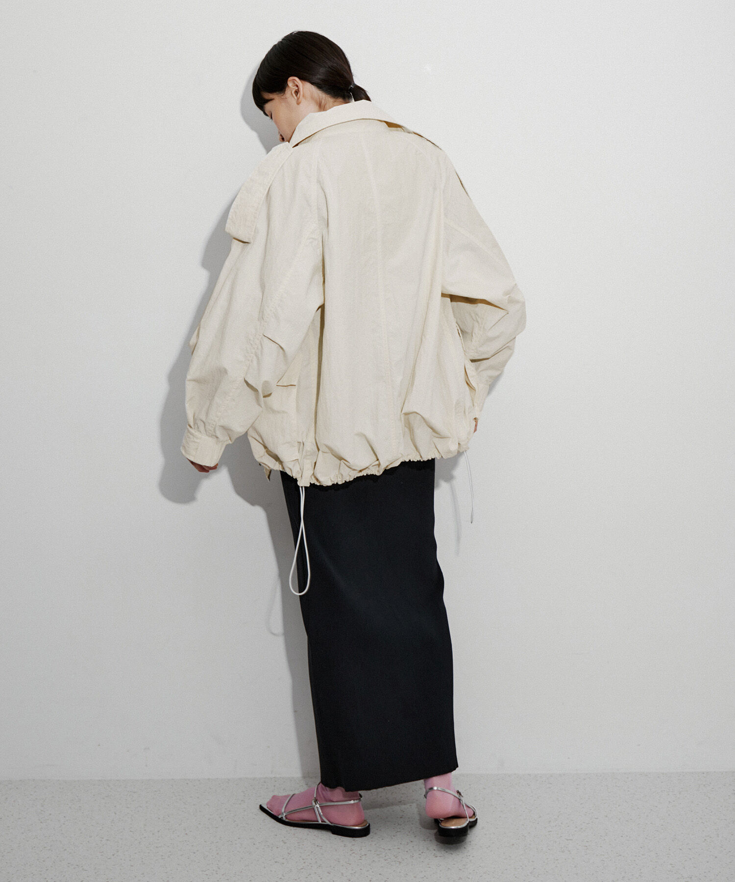 ADAM ET ROPE'「【サステナブル】スタンドカラーブルゾン」|ブルゾン・スタジャン|