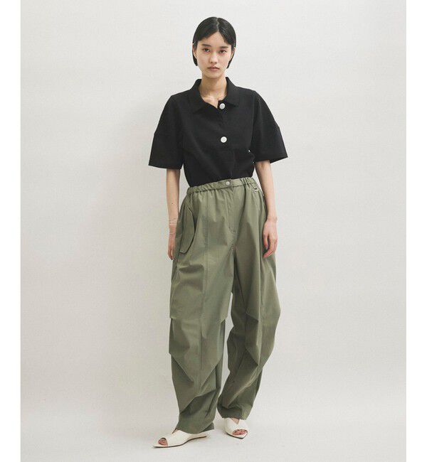 ADAM ET ROPE'「コクーンスリーブポロシャツ」|ポロシャツ|