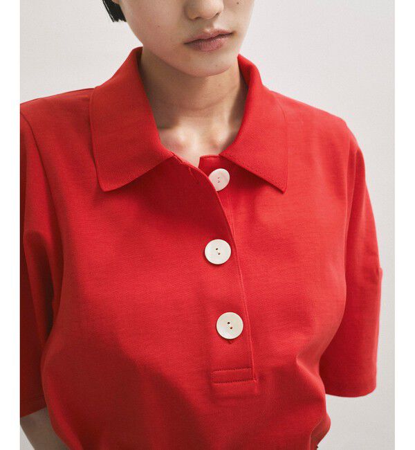 ADAM ET ROPE'「コクーンスリーブポロシャツ」|ポロシャツ|
