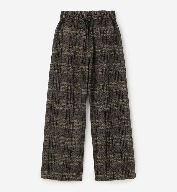 LE GLAZIK「LE GLAZIK | ツイードチェック 2タックパンツ WOMEN」|チノ|