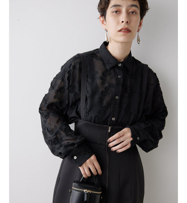  「サスペンダーハイウエストパンツ」|チノ|