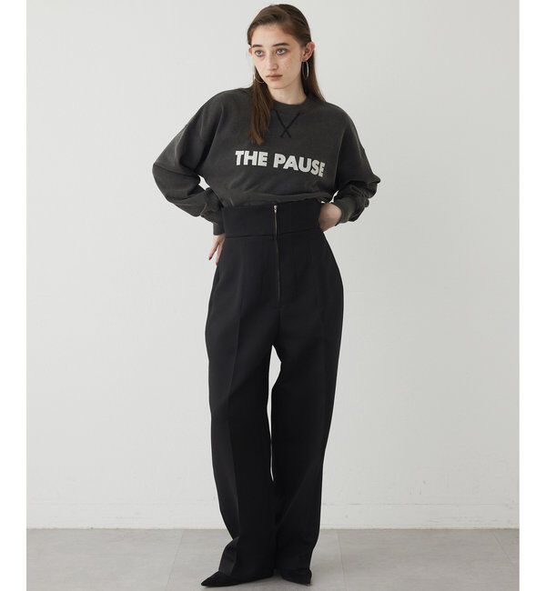  「サスペンダーハイウエストパンツ」|チノ|